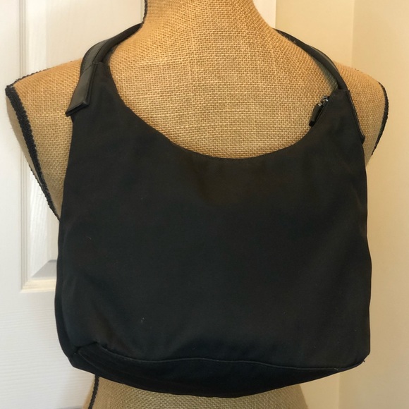 Gucci Vintage Leather-trimmed Handle Nylon Bag - Picture 4 of 7